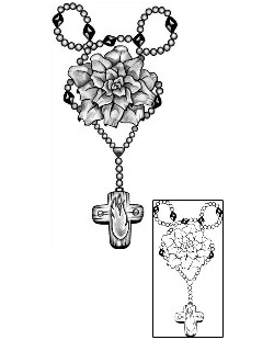 Rosary Beads Tattoo Religious & Spiritual tattoo | ANF-01305