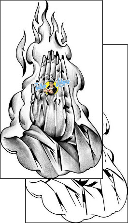 Fire – Flames Tattoo religious-and-spiritual-heavenly-tattoos-anibal-anf-01307