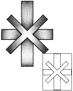 Cross Tattoo Miscellaneous tattoo | ANF-01320