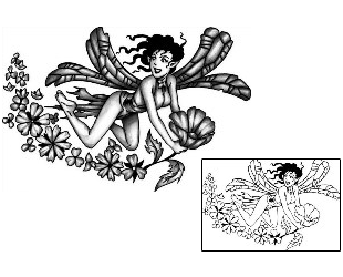 Flower Tattoo Adrien Fairy Tattoo
