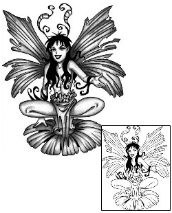 Woman Tattoo Shanti Fairy Tattoo