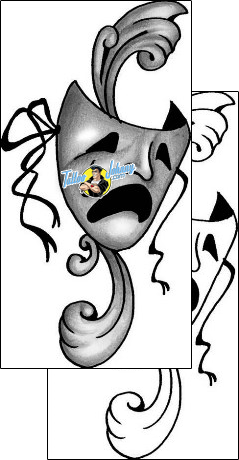 Comedy Tragedy Mask Tattoo comedy-tragedy-mask-anibal-anf-01559