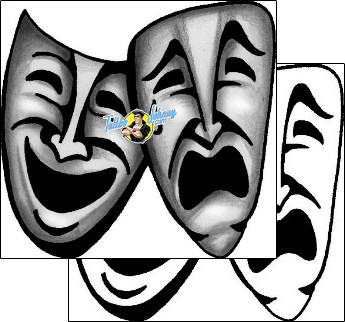 Comedy Tragedy Mask Tattoo comedy-tragedy-mask-anibal-anf-01591