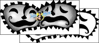 Comedy Tragedy Mask Tattoo comedy-tragedy-mask-anibal-anf-01593