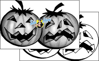 Pumpkin Tattoo comedy-tragedy-mask-anibal-anf-01602