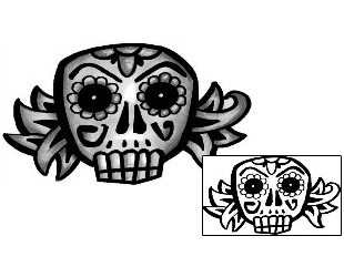 Day of the Dead Tattoo Ethnic tattoo | ANF-01621