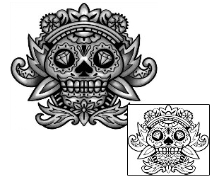 Day of the Dead Tattoo Ethnic tattoo | ANF-01629