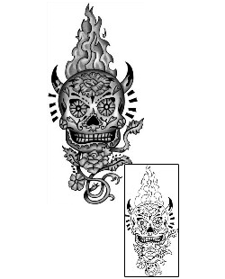 Day of the Dead Tattoo Miscellaneous tattoo | ANF-01637