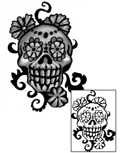 Day of the Dead Tattoo Ethnic tattoo | ANF-01638