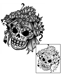 Day of the Dead Tattoo Ethnic tattoo | ANF-01639