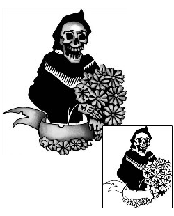 Day of the Dead Tattoo Miscellaneous tattoo | ANF-01666