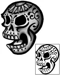 Day of the Dead Tattoo Ethnic tattoo | ANF-01667