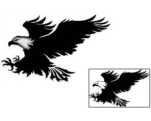 Eagle Tattoo For Women tattoo | ANF-01688