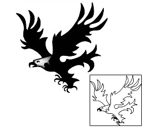 Eagle Tattoo For Women tattoo | ANF-01705