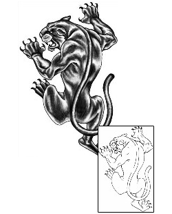 Panther Tattoo Animal tattoo | ANF-01750