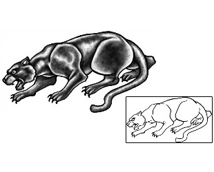 Panther Tattoo Animal tattoo | ANF-01760