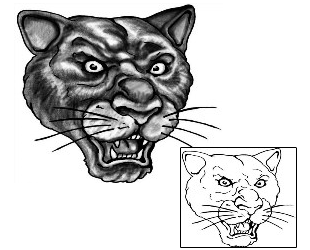 Panther Tattoo Animal tattoo | ANF-01764