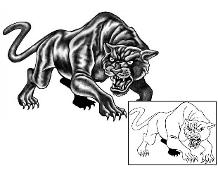 Panther Tattoo Animal tattoo | ANF-01765