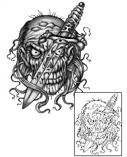 Dagger Tattoo Horror tattoo | ANF-01801