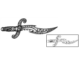 Dagger Tattoo Horror tattoo | ANF-01805