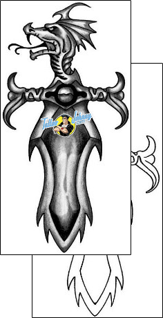 Dagger Tattoo fantasy-tattoos-anibal-anf-01808