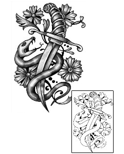 Dagger Tattoo Horror tattoo | ANF-01814