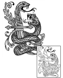 Reptile Tattoo Horror tattoo | ANF-01824