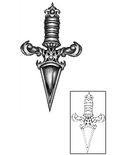 Dagger Tattoo Horror tattoo | ANF-01830