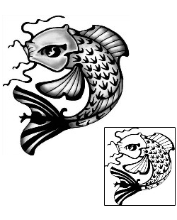 Fish Tattoo Marine Life tattoo | ANF-01843