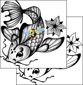 Fish Tattoo marine-life-fish-tattoos-anibal-anf-01844