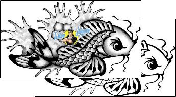 Fish Tattoo marine-life-fish-tattoos-anibal-anf-01845