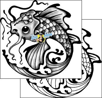 Fish Tattoo marine-life-fish-tattoos-anibal-anf-01847