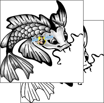 Fish Tattoo marine-life-fish-tattoos-anibal-anf-01848