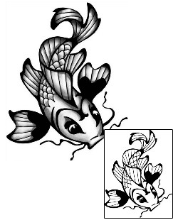 Fish Tattoo Marine Life tattoo | ANF-01855