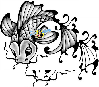 Fish Tattoo marine-life-fish-tattoos-anibal-anf-01856