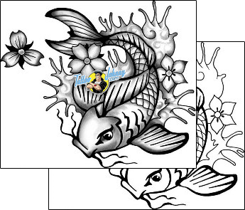 Fish Tattoo marine-life-fish-tattoos-anibal-anf-01858
