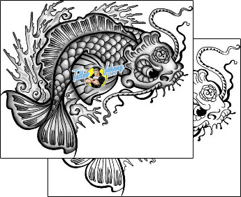 Fish Tattoo marine-life-fish-tattoos-anibal-anf-01863