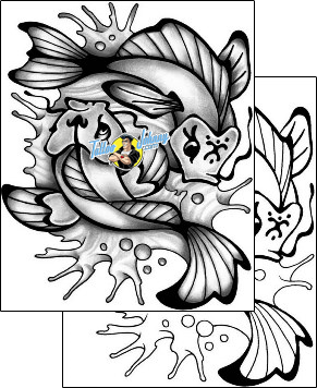 Fish Tattoo marine-life-fish-tattoos-anibal-anf-01866