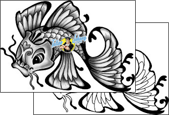 Fish Tattoo marine-life-fish-tattoos-anibal-anf-01869