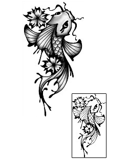 Fish Tattoo Marine Life tattoo | ANF-01872