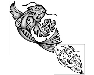 Fish Tattoo Marine Life tattoo | ANF-01875