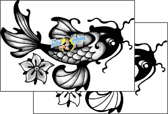 Fish Tattoo marine-life-fish-tattoos-anibal-anf-01880