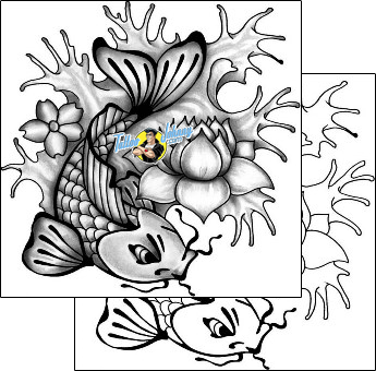 Fish Tattoo marine-life-fish-tattoos-anibal-anf-01882