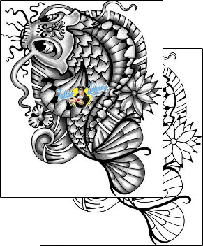 Fish Tattoo marine-life-fish-tattoos-anibal-anf-01883