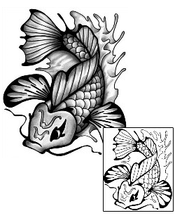 Fish Tattoo Marine Life tattoo | ANF-01884
