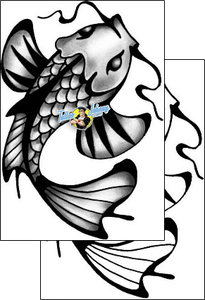 Fish Tattoo marine-life-fish-tattoos-anibal-anf-01886