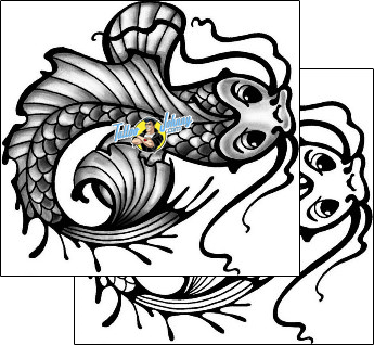 Fish Tattoo marine-life-fish-tattoos-anibal-anf-01887