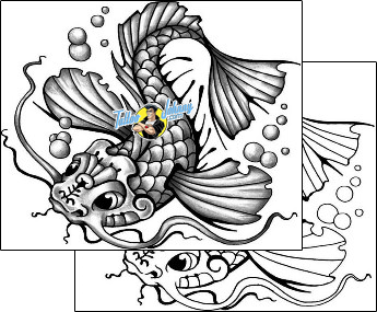 Fish Tattoo marine-life-fish-tattoos-anibal-anf-01892