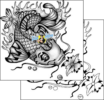 Fish Tattoo marine-life-fish-tattoos-anibal-anf-01897