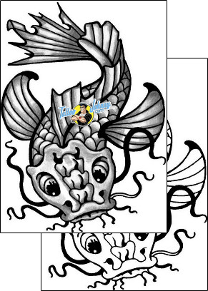 Fish Tattoo marine-life-fish-tattoos-anibal-anf-01899